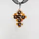 Small Cross - Ululani-Black Organza - 2